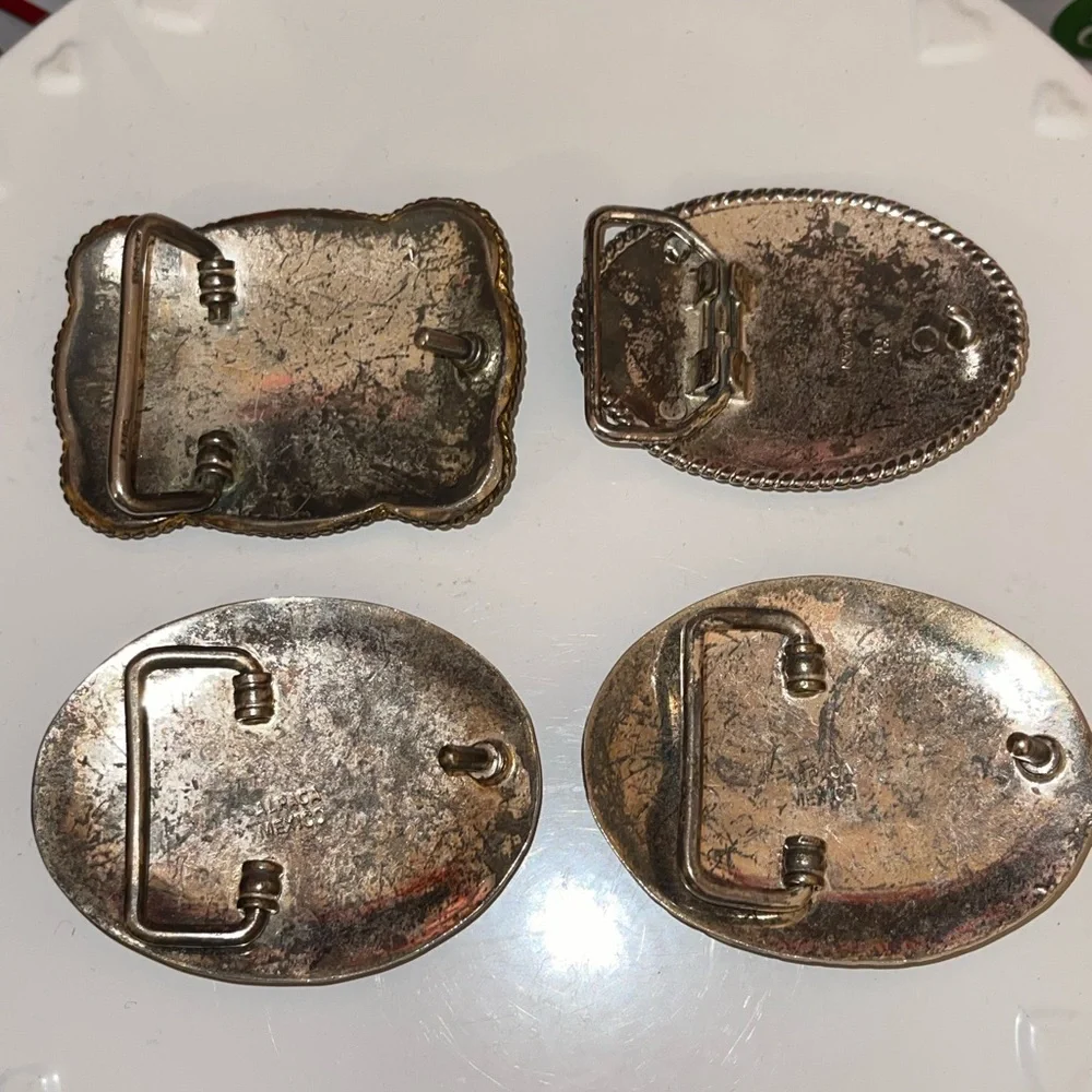 Nocona Young Cowboy/girl Belt With Nocona Buckle & Buckle Bundle Mexico & Taiwan